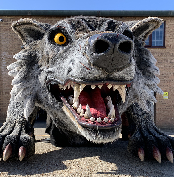 Phil the Wolf - special effects animatronics